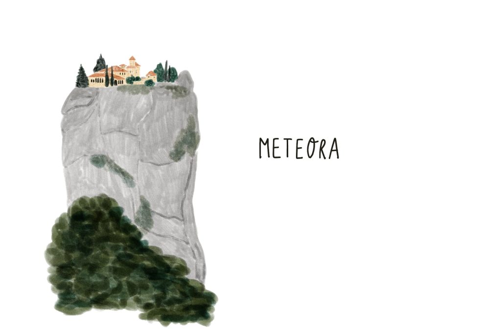 giretti disegnetti grecia meteora